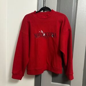Red Fleece Nova Scotia Canada 🇨🇦 Sweatshirt